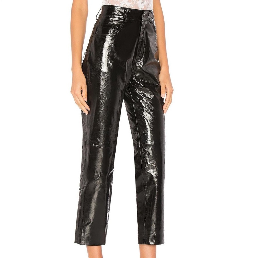 LPA Leather Pant 417 in Black